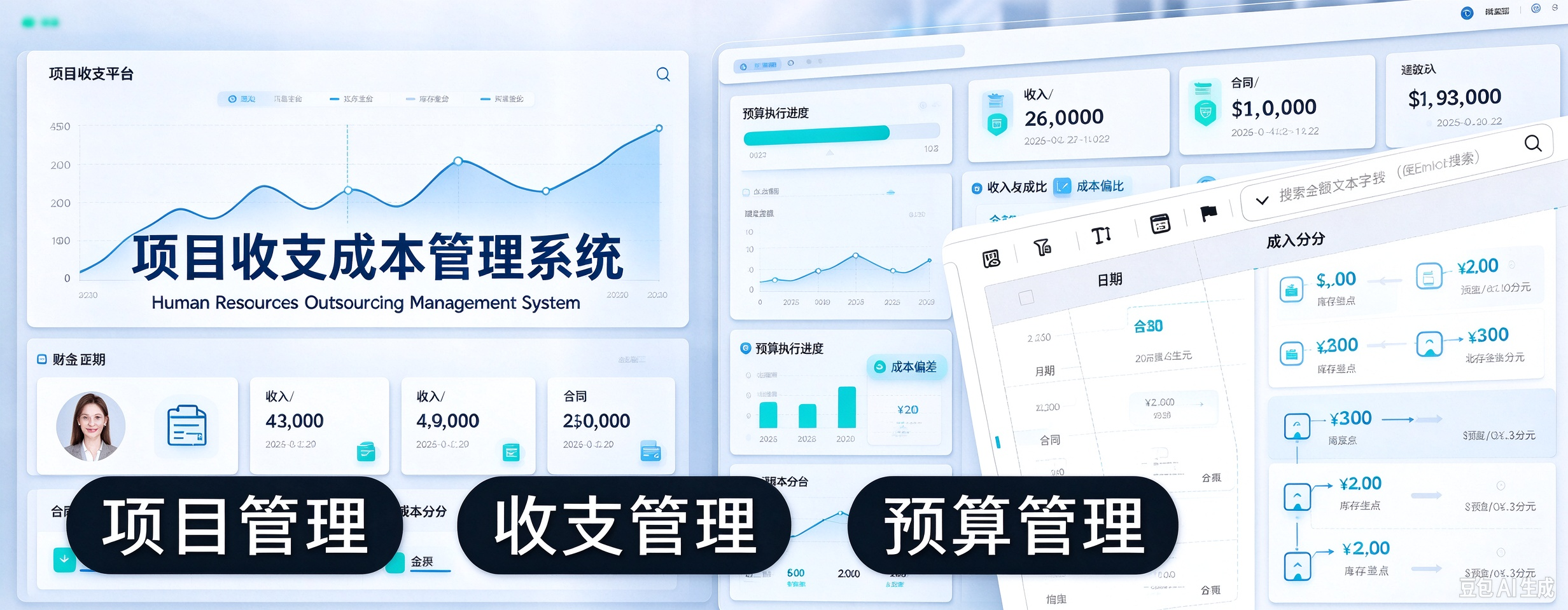 项目收支成本管理系统