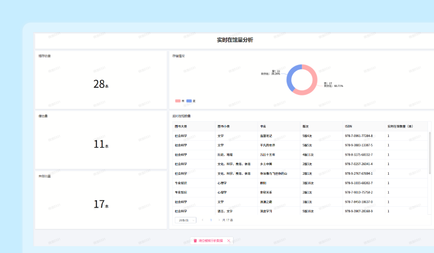 图书借阅管理系统