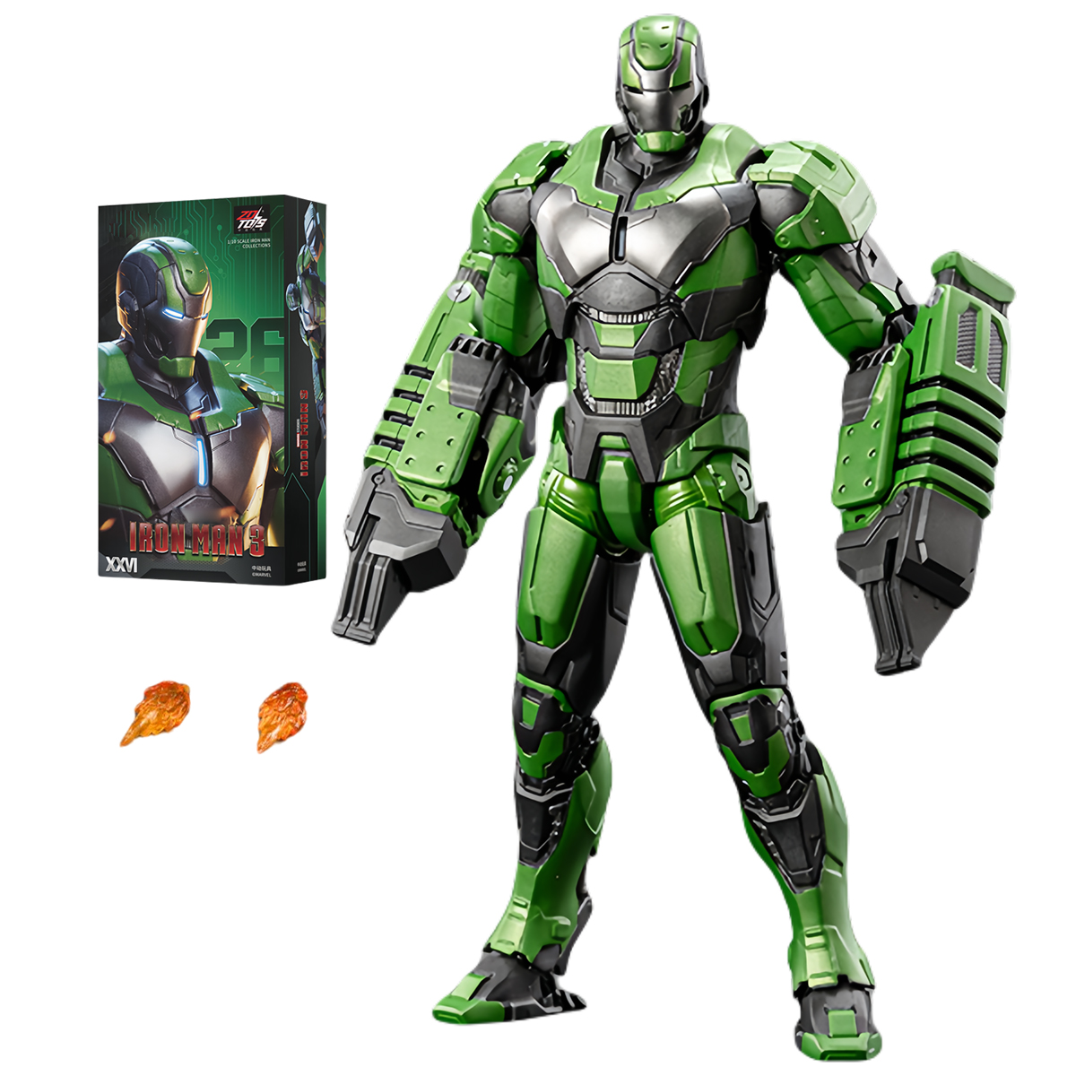 HiPlay ZD Toys 1/10 Iron Man Non-Luminous, MK15 / MK25 / MK26