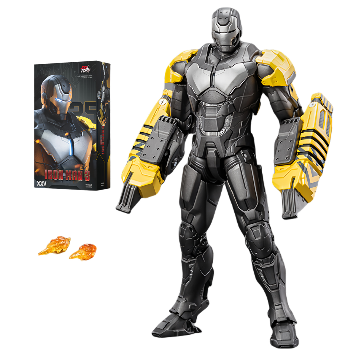 HiPlay ZD Toys 1/10 Iron Man Non-Luminous, MK15 / MK25 / MK26