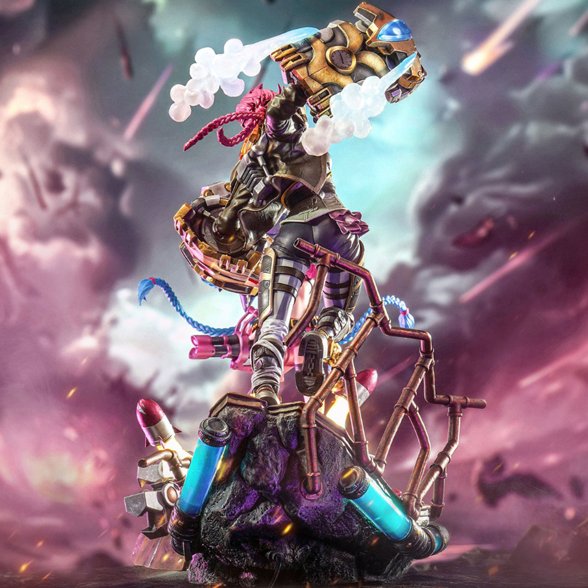 HIPLAY PureArts League of Legends Jinx PA007LOL 1/6 Scale Art Game