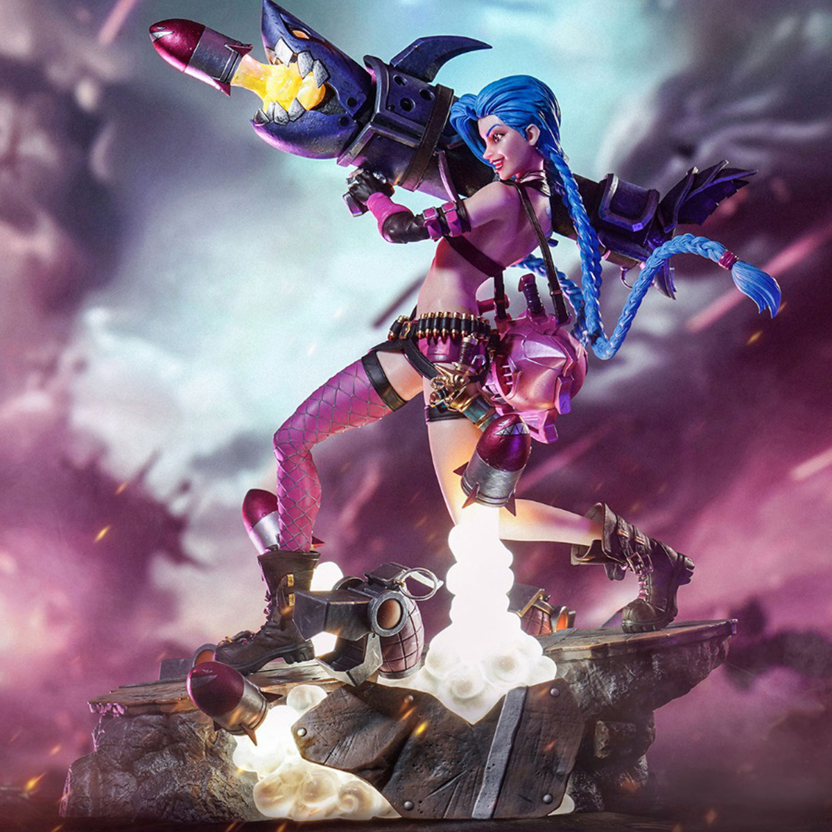 HIPLAY PureArts League of Legends Jinx PA007LOL 1/6 Scale Art Game