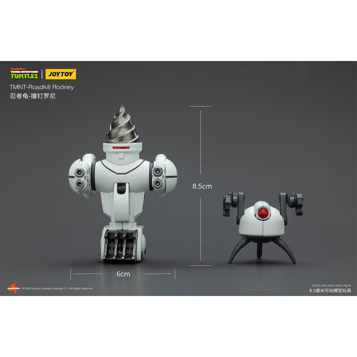 HIPLAY JOYTOY TMNT-Roadkill Rodney JT02557 1/18 Fit TMNT Series