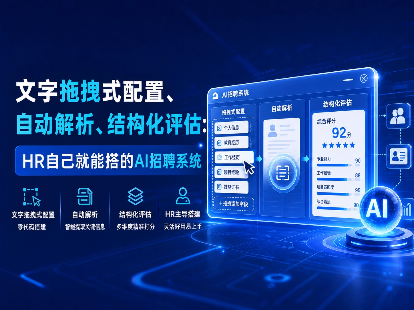HR每天花4小时筛简历，最后招的人三周就跑了——问题出在哪？