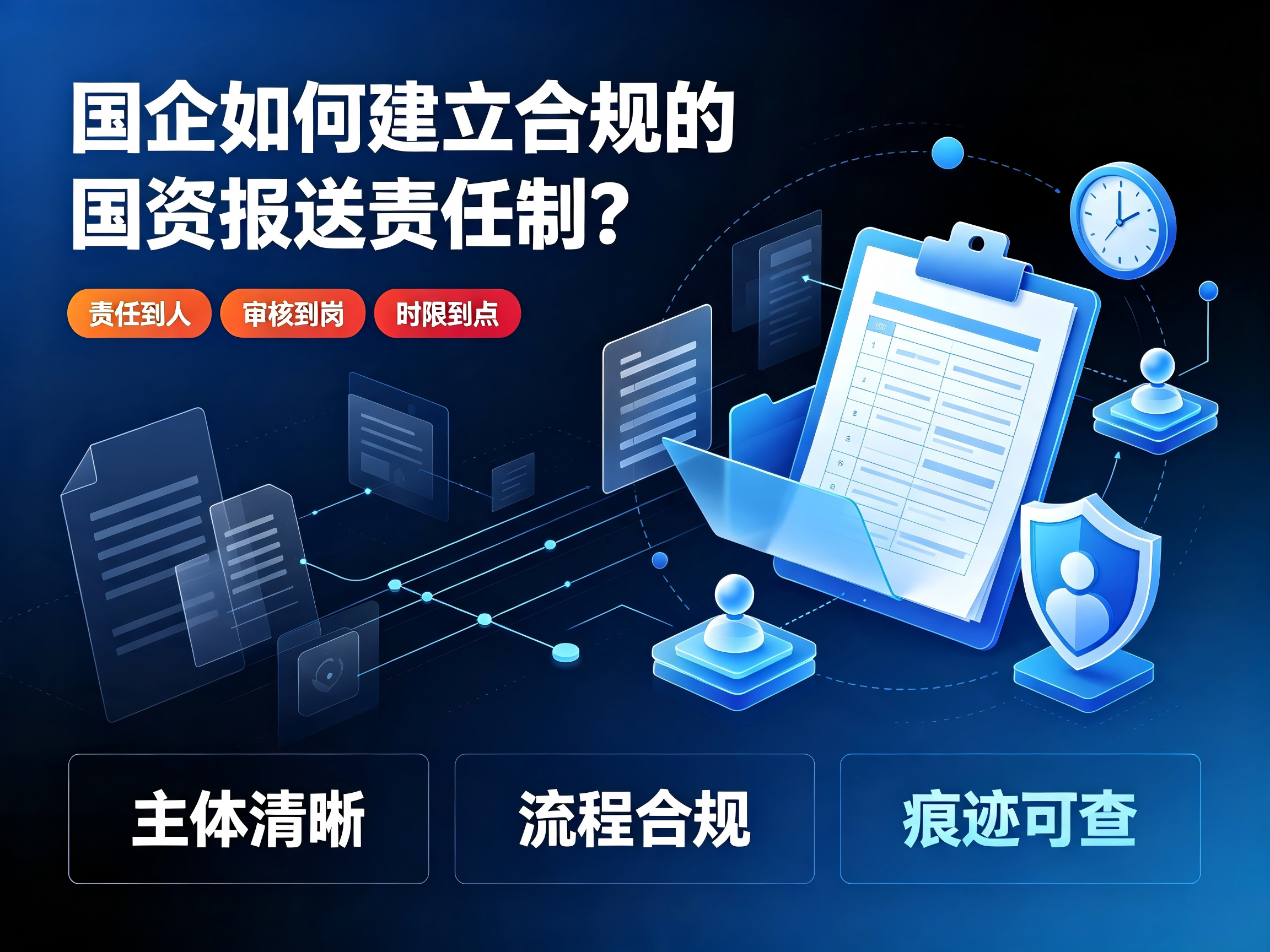 国企如何建立合规的国资报送责任制？