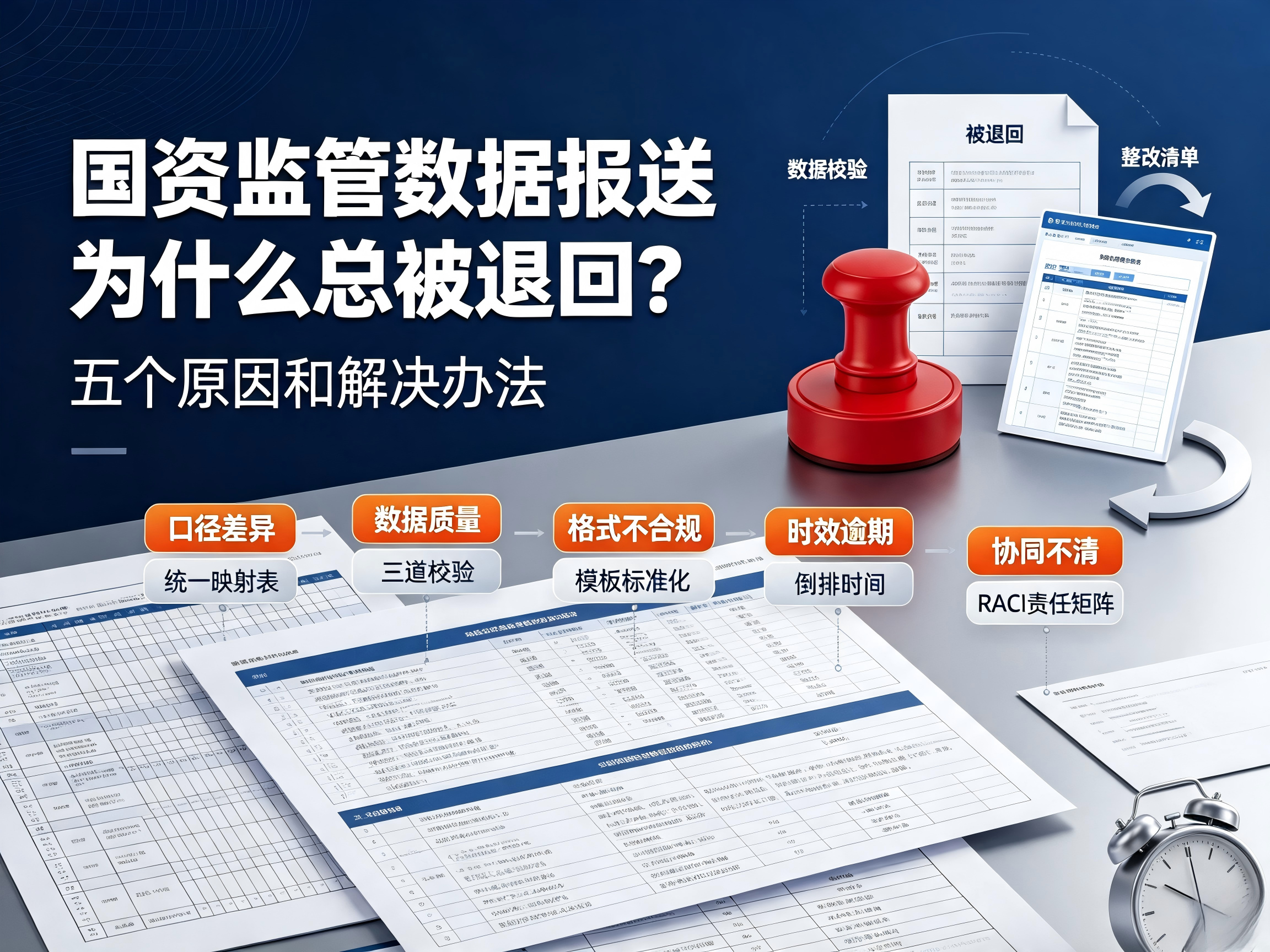国资监管国企报送总是被退回？五个原因和解决办法