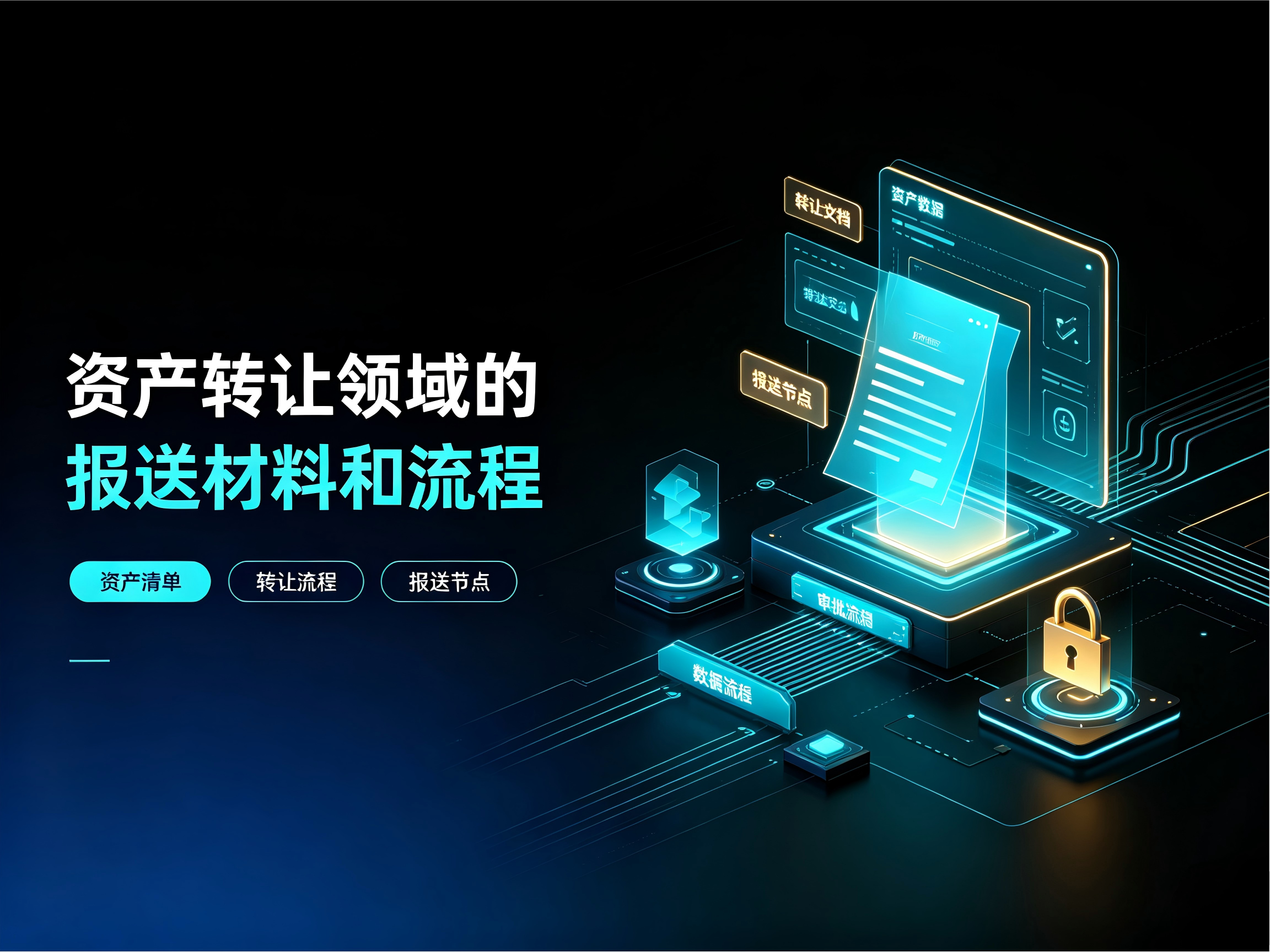 资产转让领域的报送材料和流程