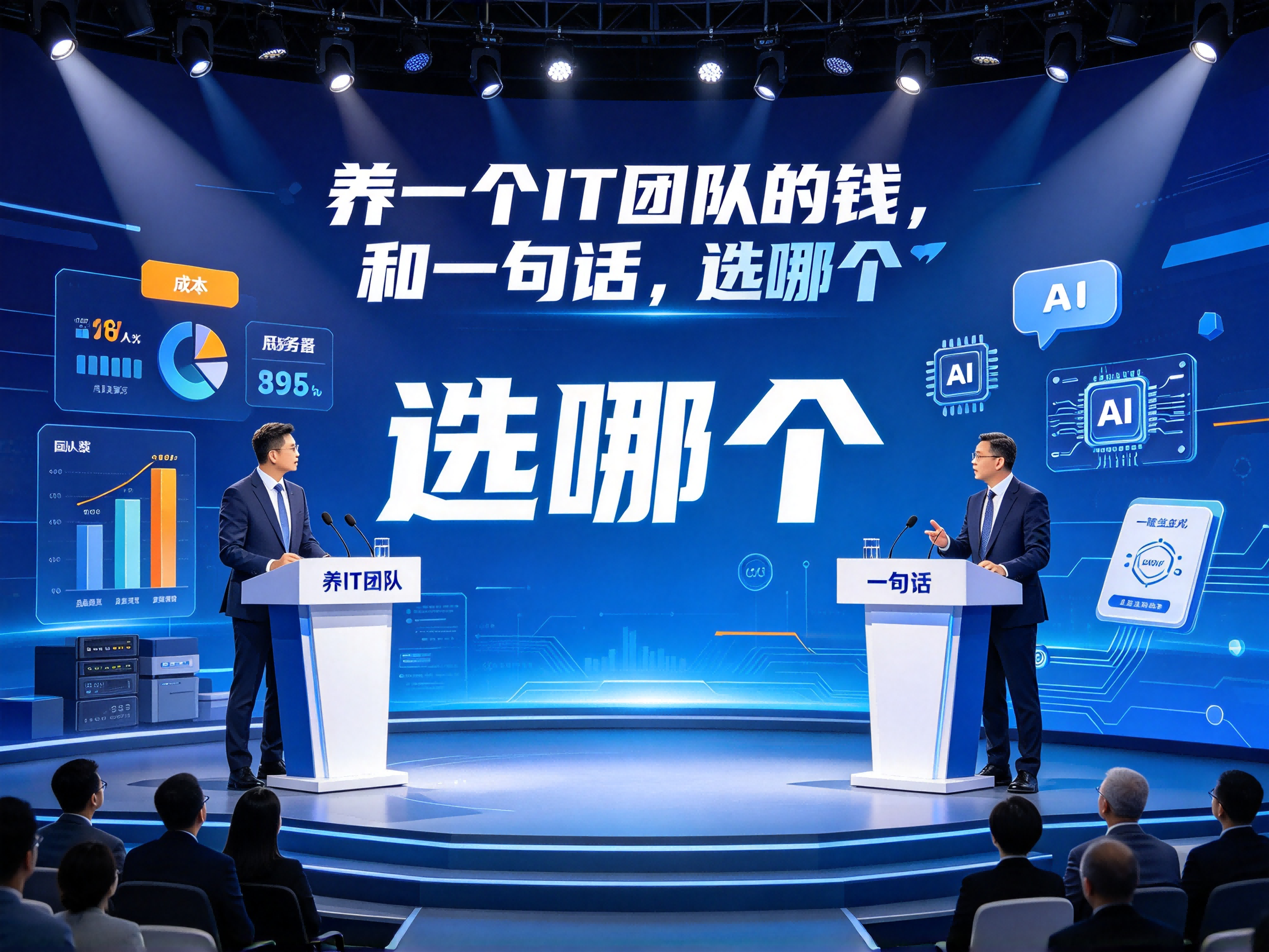 养一个IT团队的钱，和一句话，选哪个